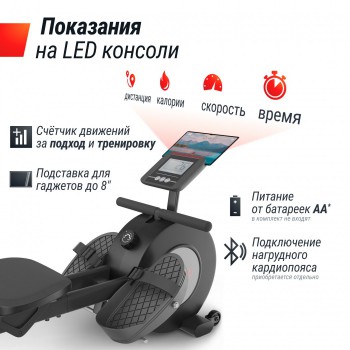 ������� �������� UNIX Fit ������������ �������� / Techno Rower 360 RMM360 - V-SPORT ��������� ���� ARMSSPORT