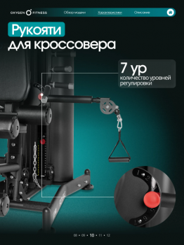 ������� �������� ���������������� OXYGEN FITNESS IRON ������������� - V-SPORT ��������� ���� ARMSSPORT