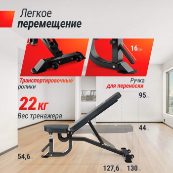 ������ ������� ������������ UNIX Fit Bench 200R ����������� - V-SPORT ��������� ���� ARMSSPORT